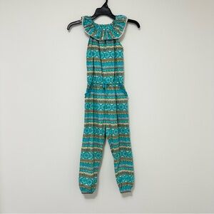 Eleanor Rose Michaela Jumpsuit in Desert Llamas Print Size 6/7 Aztec Inspired